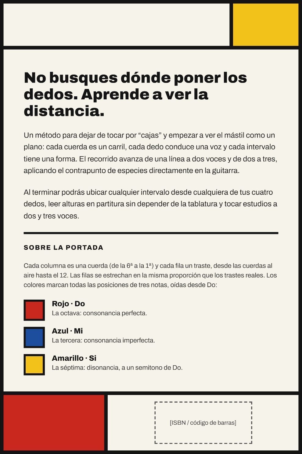 Contraportada de Arquitectura del Diapasón